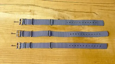 Mike Phoenix Grey Wrist Watch Strap Band Military Style Strap See Sizes • $35