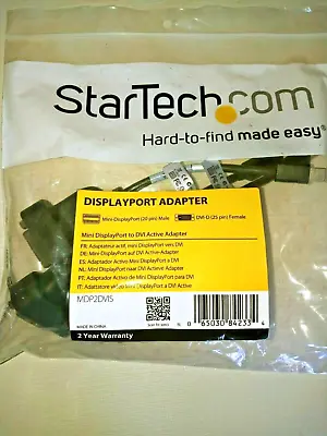 StarTech.com Mini DisplayPort To DVI Adapter - Active Mini DisplayPort To DVI-D • $13.84