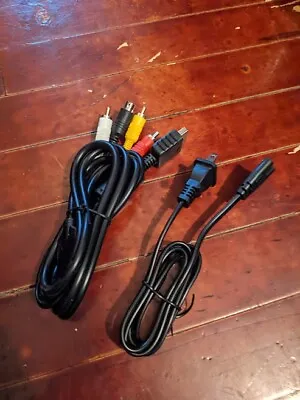 Sony Playstation 2/PS2 S-Video Cable/TV Hook Up & Power Cord/Cable *Ships Fast* • $9.95