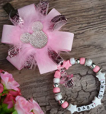 £9.99 • Buy Personalised Stunning Pram Charm In Baby Pink For Baby Girls Boys Ideal Gift