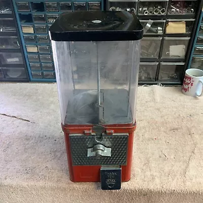 $95 • Buy Vintage 1960’s King Coin 10¢ Candy Gumball Nut Vending Machine! Free Shipping