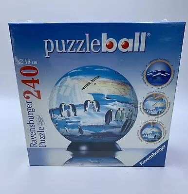 Ravensburger Arctic Penguins PUZZLEBALL 240 Pieces Globe Puzzle • $14.99