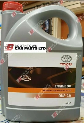 £83.99 • Buy Toyota 0w-16 Fully Synthetic Engine Oil Toyota Hybrid 