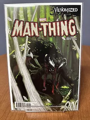 Man-Thing #1 Stephanie Hans(Venomized Man-Thing) Variant Cover! Marvel 2017! • $5.53