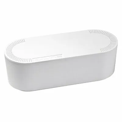 D-Line Cable Tidy Box Fully Safety Tested Cable Management Solution Large White • £15.67