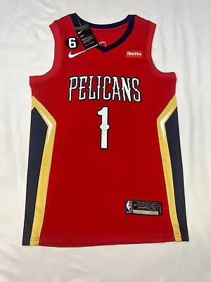 Zion Williamson New Orleans Pelicans Jersey Mens Size S Red Brand New W/Tags • $59