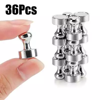 36pack Magnetic Strong Fridge Magnets Neodymium Crafts Whiteboard Push Pins • $17.99