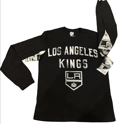 NHL Los Angeles Kings Hands High Mens Black Long Sleeve Shirt ￼￼Men's Small NEW! • $14.99