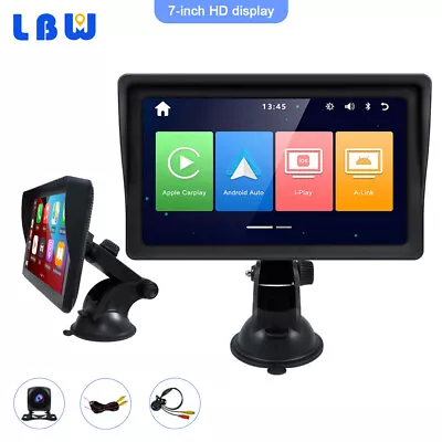 7  Touch Screen BT Car Stereo Radio Portable With Wireless CarPlay Android Auto • $97.77