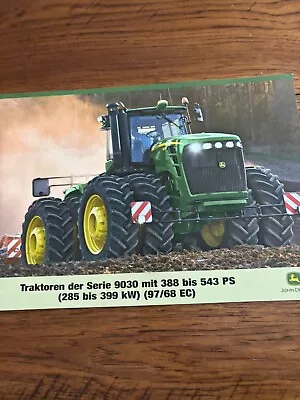 John Deere 9330 9430 9530 9630 Tractor Brochure FCCA24 • $21.99