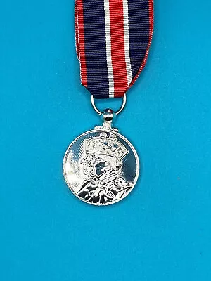 In Stock: King Charles Coronation Medal CIIIR Full Size • £35