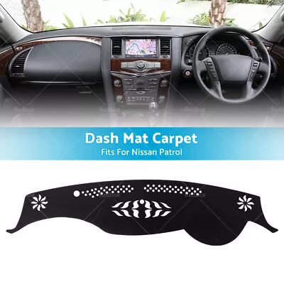 Non-Slip Dash Mat Fits For Nissan Patrol Y62 ST-L Ti Dashboard Sun Cover Carpet • $37.99