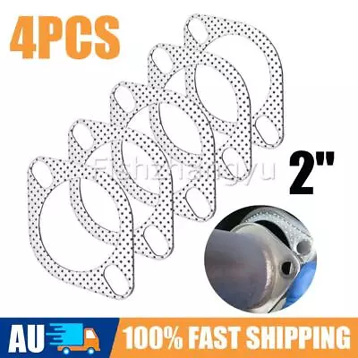 2  51MM EXHAUST GASKET - 106MM BOLT SPACING 3 INCH FLANGE (4 Pieces) • $9.95