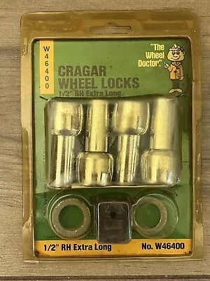 The Wheel Doctor Cragar Wheel Locks. 1/2 Inch RH Extra Long. W46400 • $35