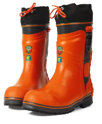 Husqvarna Boots Functional 24 Chainsaw Protection Rubber Shoes UK Size 65 (40) • £83.88