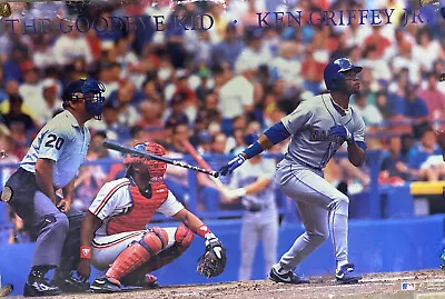 Original 1990 Ken Griffey Jr. The Goodbye Kid Poster Costacos Brothers 24”x36” • $50.28