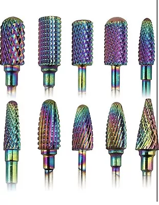  Nail Drill Bits Set 10 Piece 3/32 Inch Tungsten Carbide Drill Bits  • $24.99