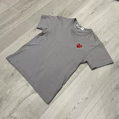 £25 • Buy Comme Des Garcons  T-shirt - Grey - Size S