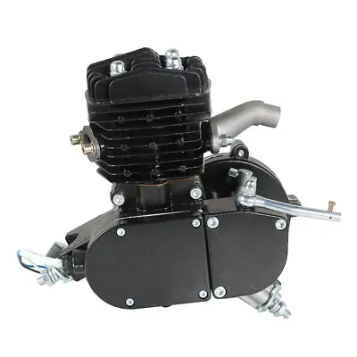 80cc 2 Stroke Motorized Motorised Bicycle Bike Cycle Gas Engine Motor Black • $74.39