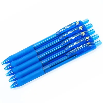 £7.99 • Buy Zebra Tapli Blue BallPoint Pens BNB1-BL Pen