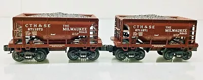 K-Line 3Rail O Scale Milwaukee Road Classic CTH&SE 2-Pac Ore Cars K671-1371A NEW • $98.95