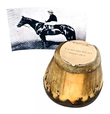 £1150 • Buy Rare Horse Racing Hoof Inkwell Trophy. Irish Derby Winner 1909 Bachelor's Double
