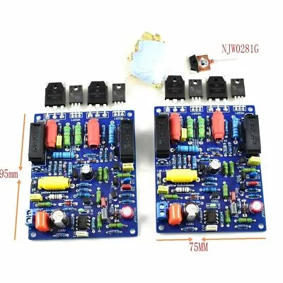 1pair Assembled QUAD405 Dual Channel Audio Power Amplifier Board 100W • £32.94