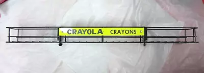 Vintage Crayola Crayon Display Rack Metal Branded Store Shelf In Box UNUSED • $49.99