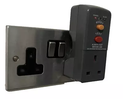 Masterplug RCD Safety Adaptor Plug Socket Adapter P/n ARCDKG • £7.45