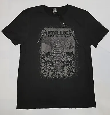 Metallica 100% Official The Black Album Diamante Amplified • £21.99