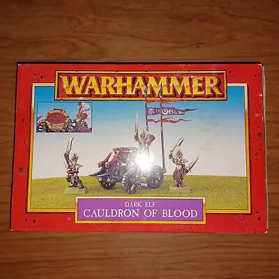 Games Workshop: Warhammer Fantasy Dark Elves Box - CAULDRON OF BLOOD For Parts • $39.98