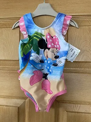 £5.99 • Buy BNWT - Disney Baby Minnie Mouse Swimming Costume Age 6 - 9 Months