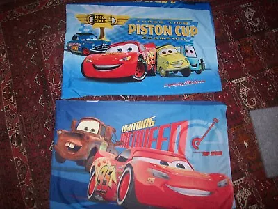 Disney Cars Lightning McQueen Jackson Storm Pillow Case Piston Cup Champion 2pc • $5.51