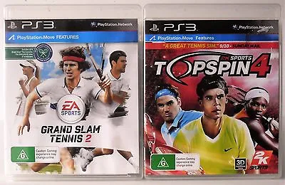 $35.95 • Buy Grand Slam Tennis 2 And Top Spin 4 PS3 Sony PlayStation 3