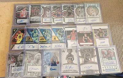 Huge Sports 20 Card Auto Memorabilia Lot - Nba - Rookie • $29.99