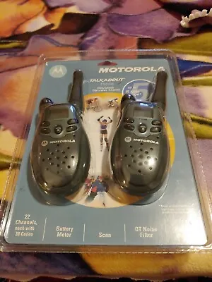 Motorola Talkabout T5000 Two Way Radio Package Of Two Factory Sealed • $45