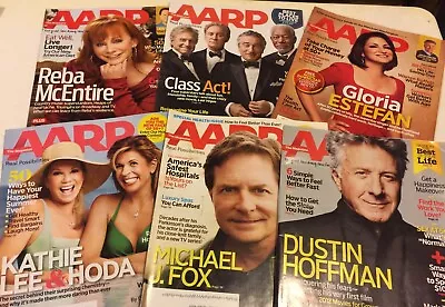 ❤️AARP THE MAGAZINE LOT Of Six (6) ISSUES  EXCELLENT CONDITION 2013 • $19.90