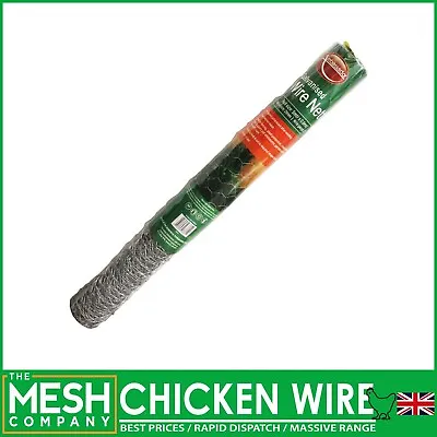 25mm X 20G Galvanised Chicken Wire Mesh  Rabbit Aviary Fence 5m X 600mm Roll • £14.99