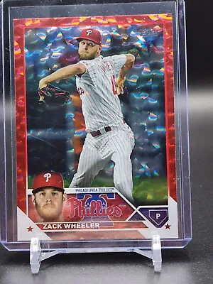 2023 Zach Wheeler Topps Series Two Red Foil Parallel /199 • $15