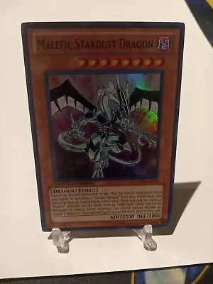 Yu-Gi-Oh! TCG Malefic Stardust Dragon Super Rare CT08-EN014 Limited • $2.99