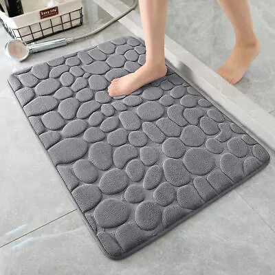 Soft Memory Foam Bath Rug Bathroom Floor Shower Mat Anti-slip Water Absorbent US • $7.69