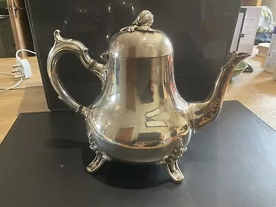 Antique Davenport Bray & Co Everest Sheffield Silverplate Teapot ( Damaged) • £10