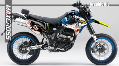 $144.46 • Buy Kawasaki Klx250s D-tracker Klx300 Klx300sm 2008-2022 Maxcross Graphics Kit Kb1