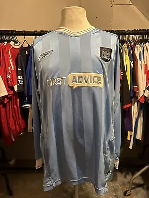 Manchester City Home Football Shirt 2003-04 Academy Match Worn • £40