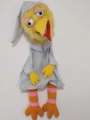Vintage Sesame Street Big Bird Muppets Pajama Bag 30   • $32