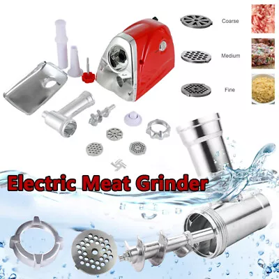 Electric Mincer And Meat Grinder 3000W Sausage Maker Filler Mincer Stuffer Red • £51.99