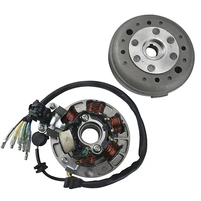 Magneto Stator Flywheel Light Wire Lifan 125 140cc SSR Dirt Bike Coolster Apollo • $47.44