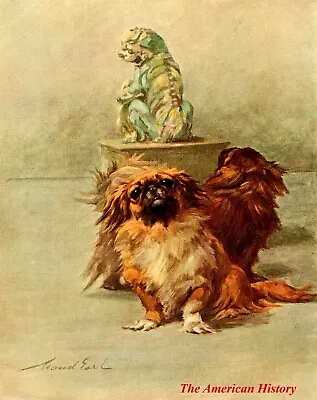 3451 Earl Maud (1864-1943) - Power Of The Dog 1910 - Pekinese • $27.17