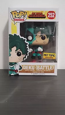 Funko Pop! My Hero Academia - Deku (Battle) #252 ~ Hot Topic Exclusive  • $13