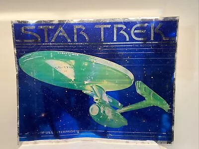 VERY RARE STAR TREK The Motion Picture 1979 Mylar Poster ENTERPRISE 1701 22 X28  • $67.45